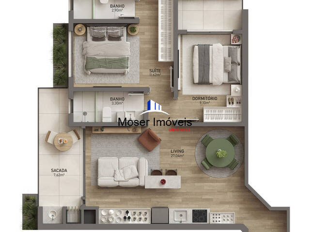 #81 - Apartamento para Venda em Itajaí - SC - 2