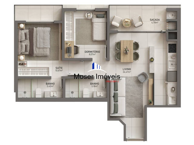 #81 - Apartamento para Venda em Itajaí - SC - 3